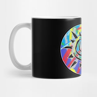 sun, spray art Mug